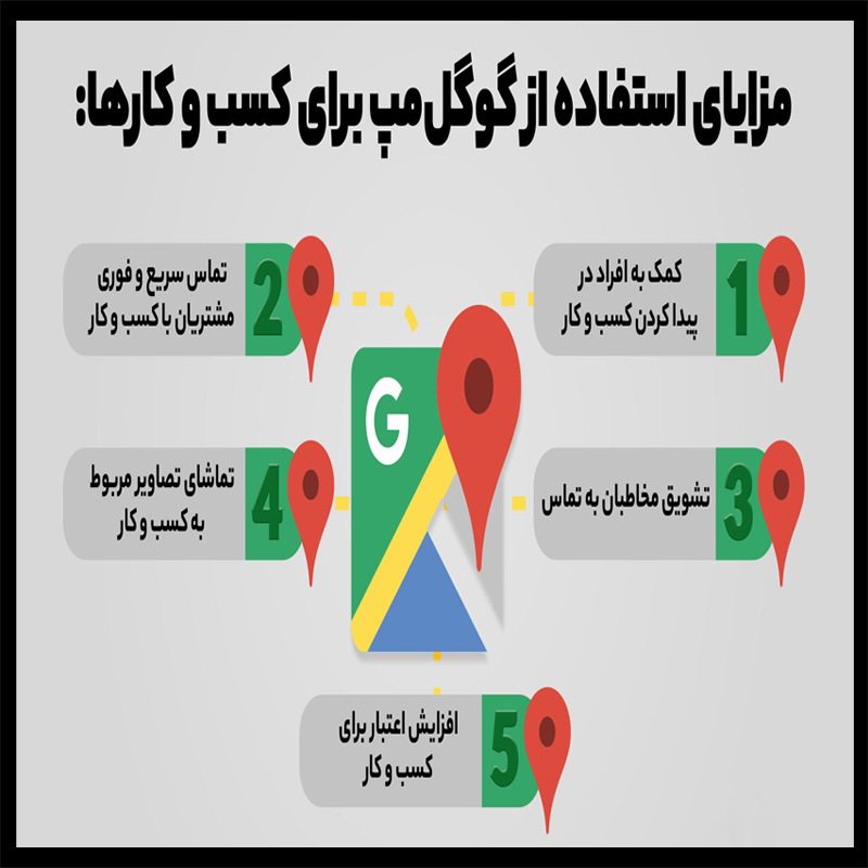ثبت کسب و کار در نقشه گوگل